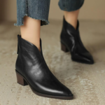 Chloé™ | Bottines de luxe à talon bas — Élégance urbaine & confort quotidien - Image 14