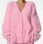 Élina | Cardigan V-Long pour une Élégance Décontractée Automne-Hiver - Image 5