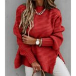 Charlotte | Pull en Maille à Fente Côté et Cordons pour une Élégance Décontractée - Image 6