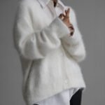 Élina | Cardigan V-Long pour une Élégance Décontractée Automne-Hiver - Image 7