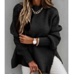 Charlotte | Pull en Maille à Fente Côté et Cordons pour une Élégance Décontractée - Image 8