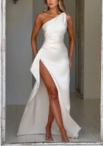 Lune™ | Robe de Soirée Asymétrique - Élégance - Image 3