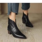 Chloé™ | Bottines de luxe à talon bas — Élégance urbaine & confort quotidien - Image 8