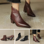 Chloé™ | Bottines de luxe à talon bas — Élégance urbaine & confort quotidien - Image 3
