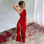 Lune™ | Robe de Soirée Asymétrique - Élégance - Image 11
