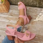 ELARA™ | Sandales femme grande taille : talon large et confort estival - Image 10