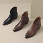 Chloé™ | Bottines de luxe à talon bas — Élégance urbaine & confort quotidien - Image 12