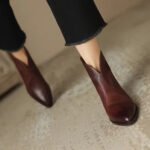 Chloé™ | Bottines de luxe à talon bas — Élégance urbaine & confort quotidien - Image 5