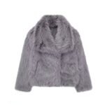 Clara | Cardigan Court en Fausse Fourrure - Image 7