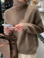 Éloïse | Pull Oversize en Cachemire pour un Luxe Décontracté - Image 9