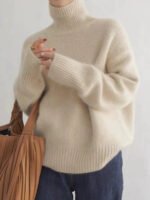 Éloïse | Pull Oversize en Cachemire pour un Luxe Décontracté - Image 4