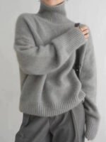 Éloïse | Pull Oversize en Cachemire pour un Luxe Décontracté - Image 6