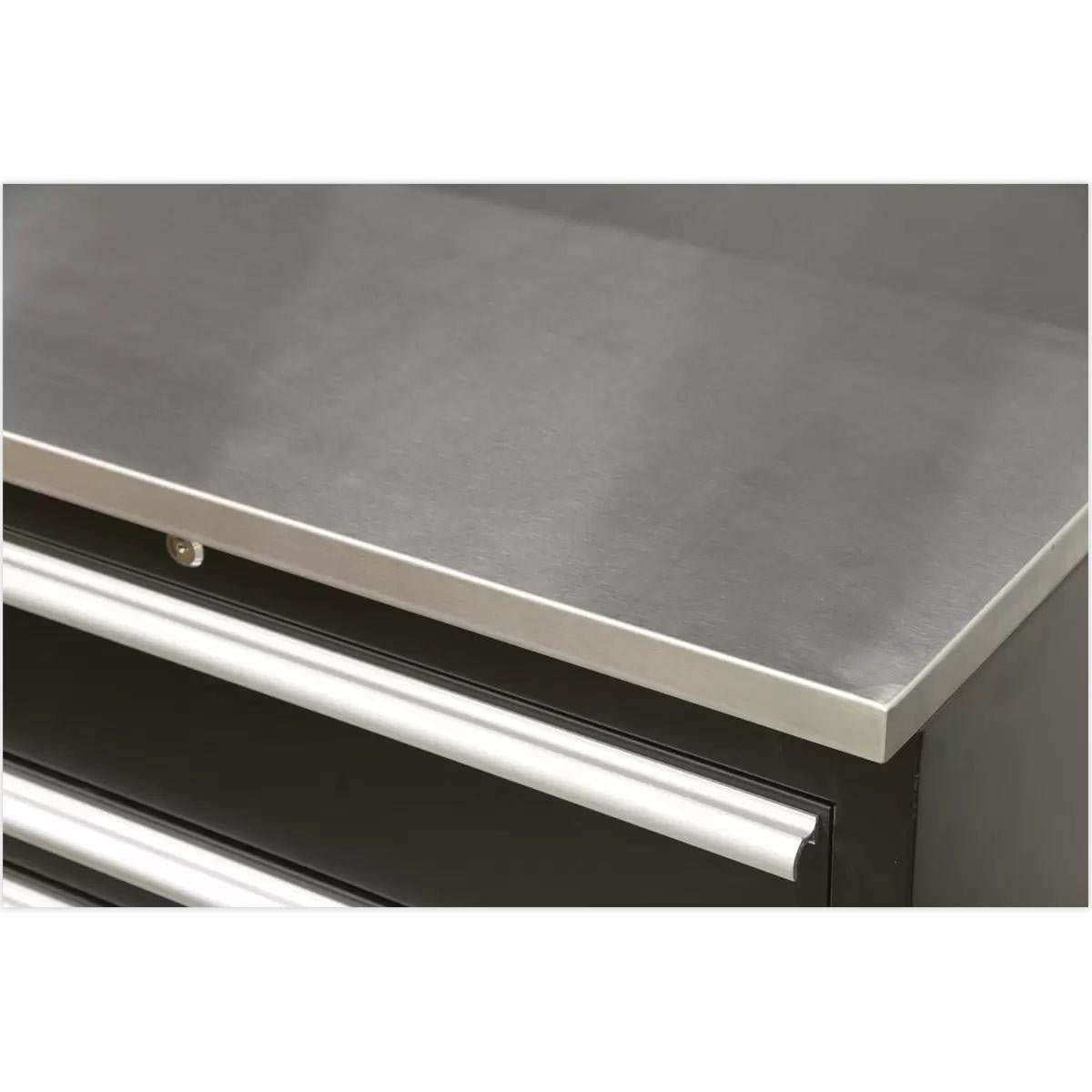Sealey APMSCOMBO7SS Premier 3.55m Storage System Stainless Worktop - Image 9