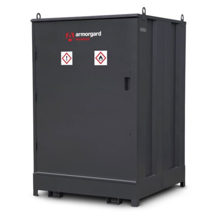 Armorgard DB2S Enclosed Drumbank 4 Drum Storage Solution 1410mm x 1430mm x 2205mm for Safe Handling