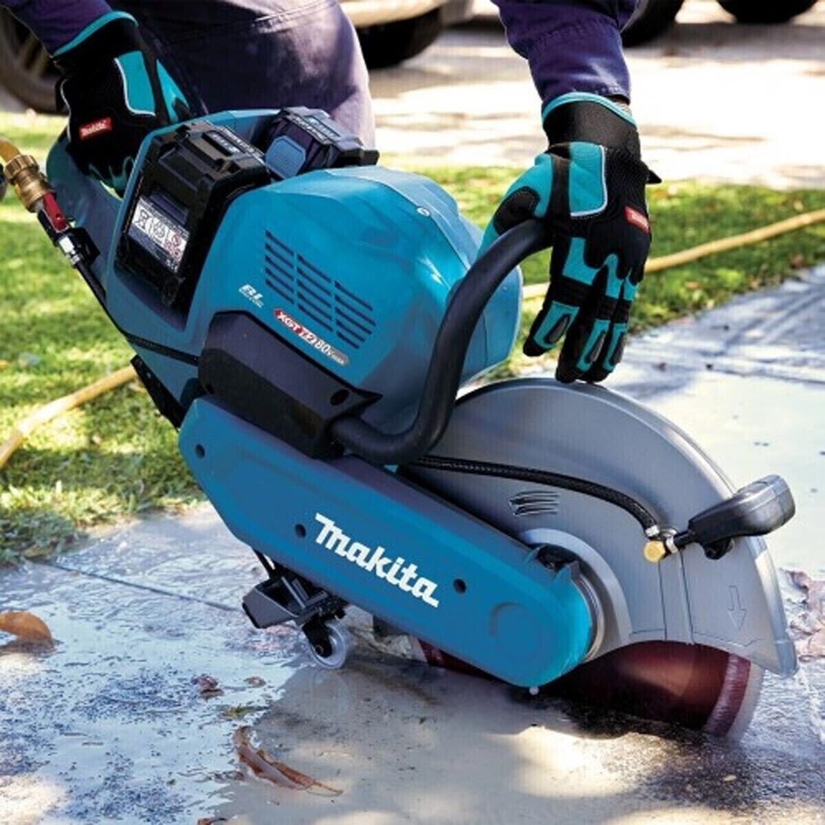 Makita 40V Saw CE001GZ Twin Max XGT 355mm Cut Off Body Only 80v Gold - Image 3