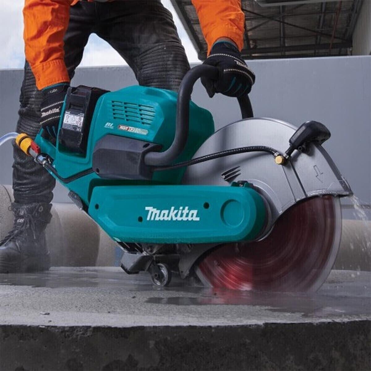 Makita 40V Saw CE001GZ Twin Max XGT 355mm Cut Off Body Only 80v Gold - Image 6