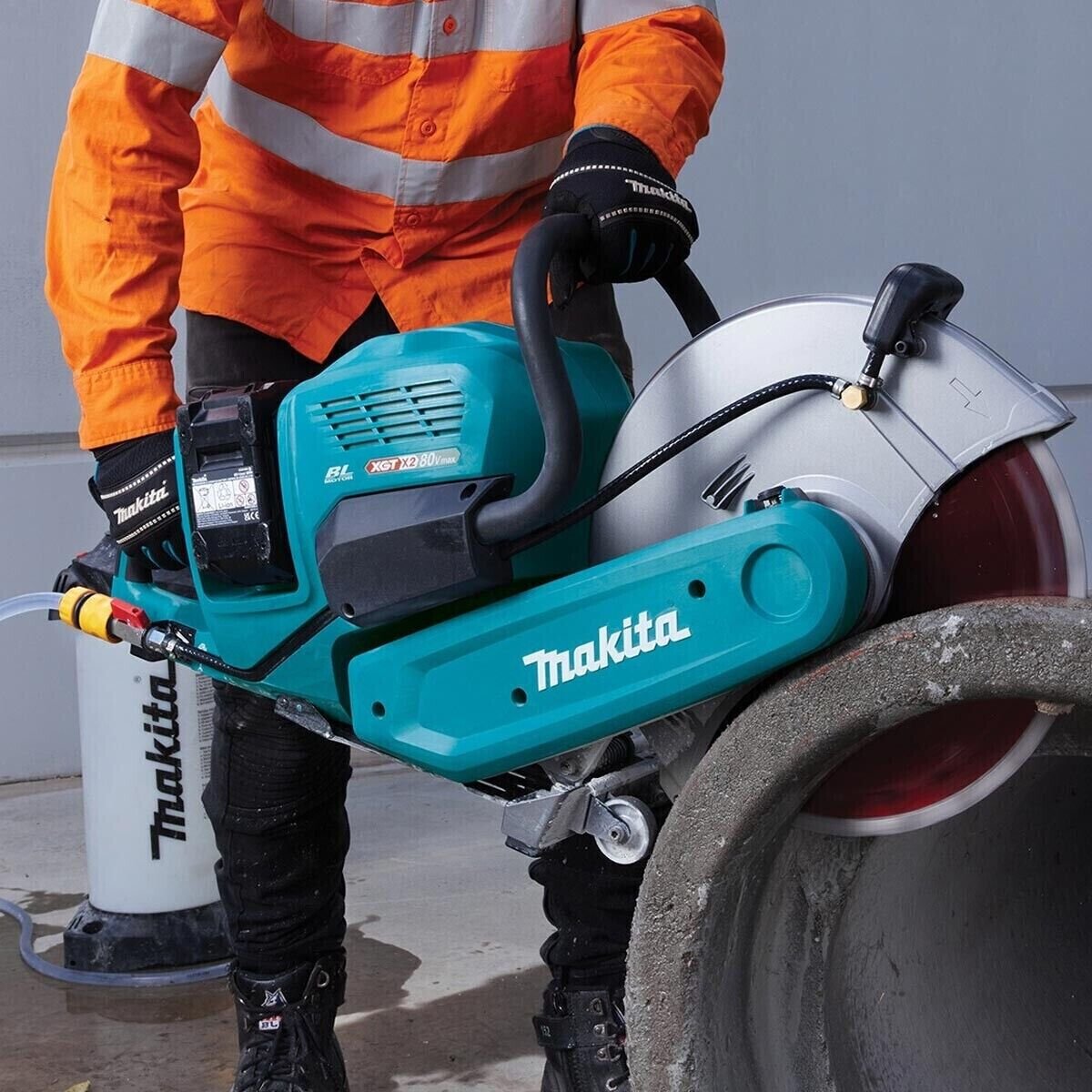 Makita 40V Saw CE001GZ Twin Max XGT 355mm Cut Off Body Only 80v Gold - Image 2