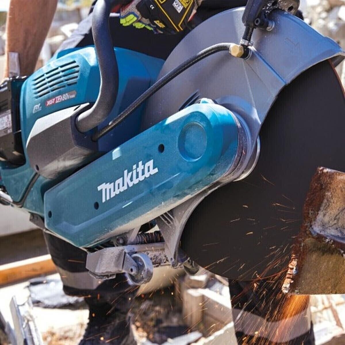Makita 40V Saw CE001GZ Twin Max XGT 355mm Cut Off Body Only 80v Gold - Image 5