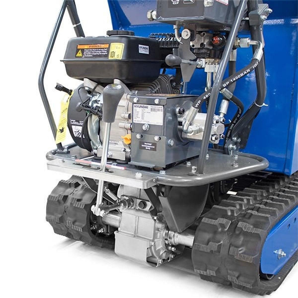 Hyundai HYTD500 196cc 500kg Petrol Tracked Mini Dumper Power Barrow Transporter - Image 9