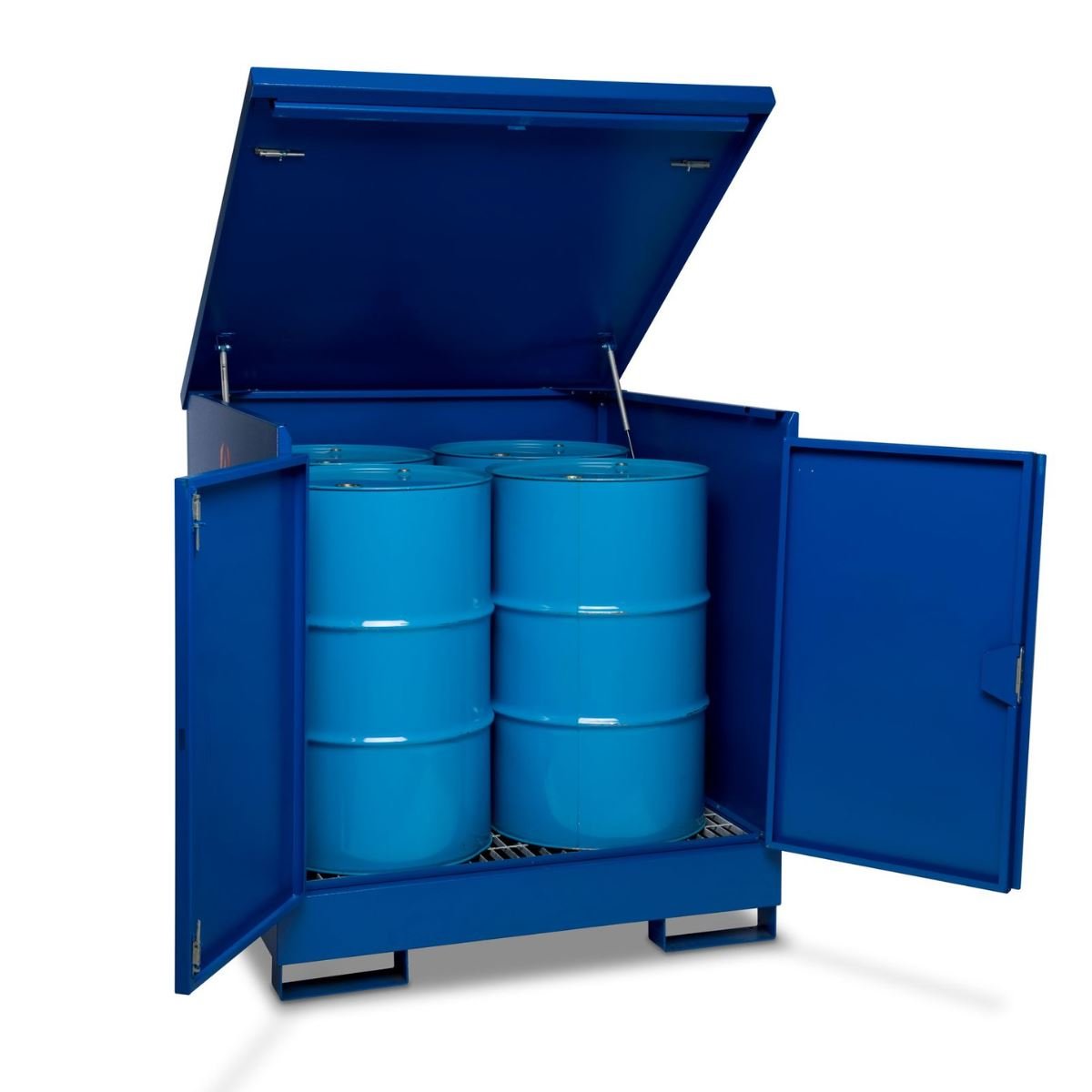 Armorgard DB4 DrumBank 4 Drum Storage Unit 1420mm x 1360mm x 1290mm Secure and Durable Storage - Image 3