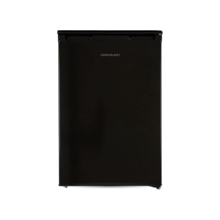 Freestanding Larder Fridge 130L Undercounter With Reversible Door Black