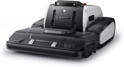 Lymow One Plus Robot Lawn Mower Wire-Free with RTK and Vision Navigation, 100% (45°) Slope Climbing, 1.1 Acres Daily Coverage, 16-Inch Dual-Blade