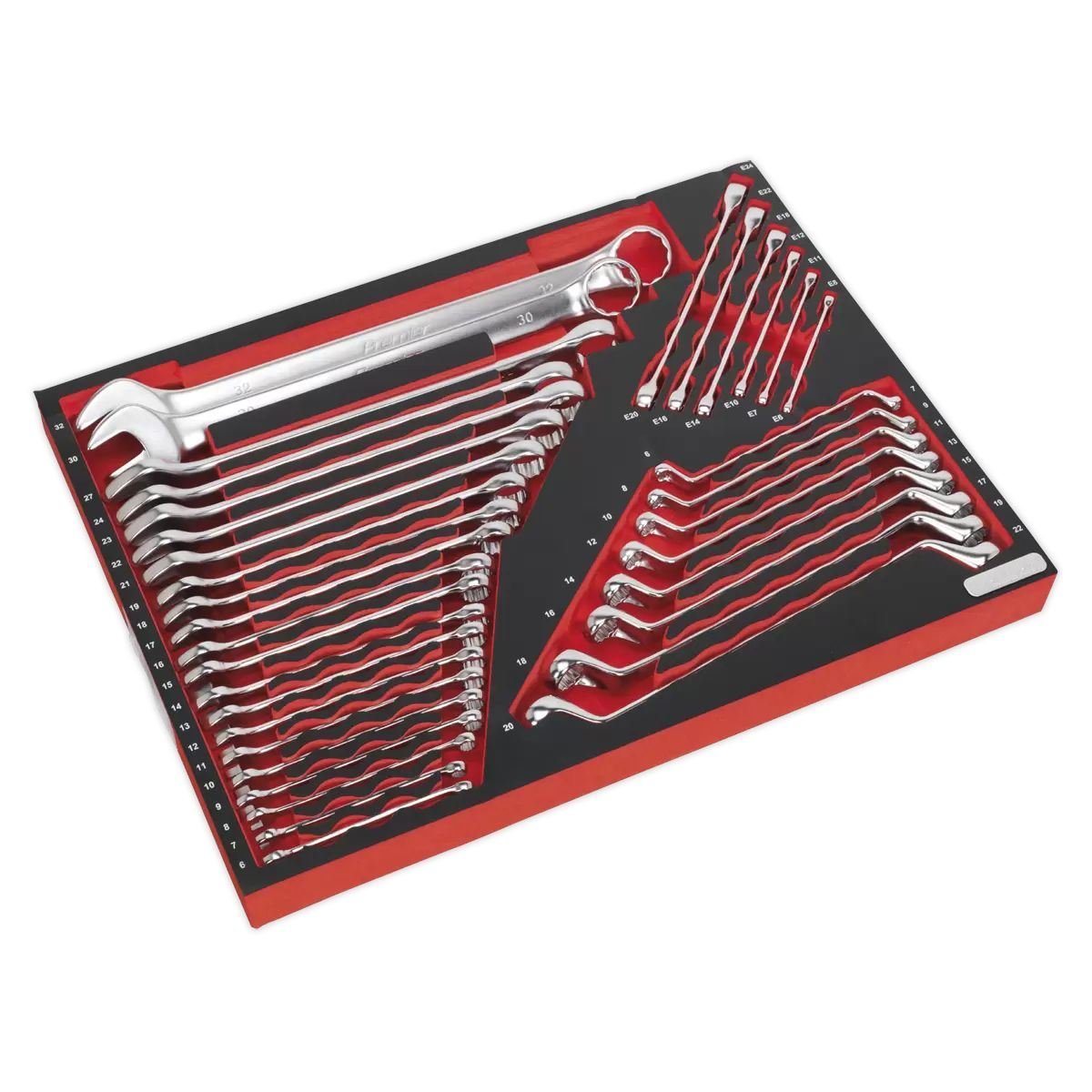 Sealey TBTPCOMBO2 Tool Chest Combination 14 Drawer with Ball Bearing Slides Black & 446pc Tool Kit - Image 13