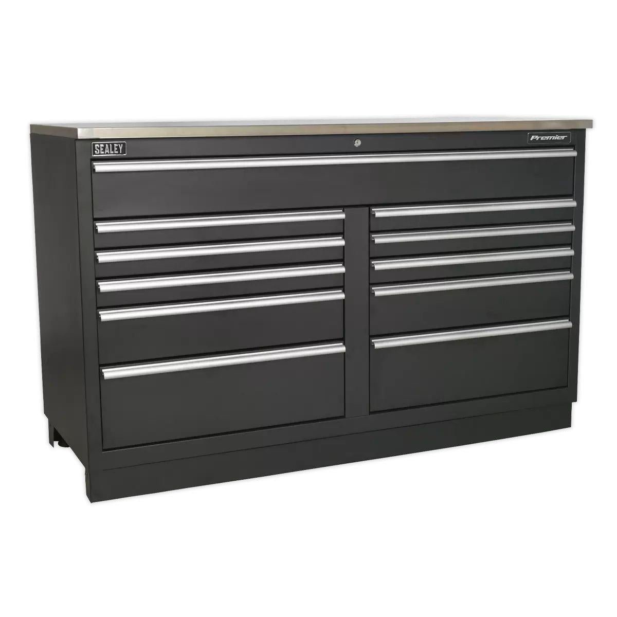 Sealey APMSCOMBO7SS Premier 3.55m Storage System Stainless Worktop - Image 5