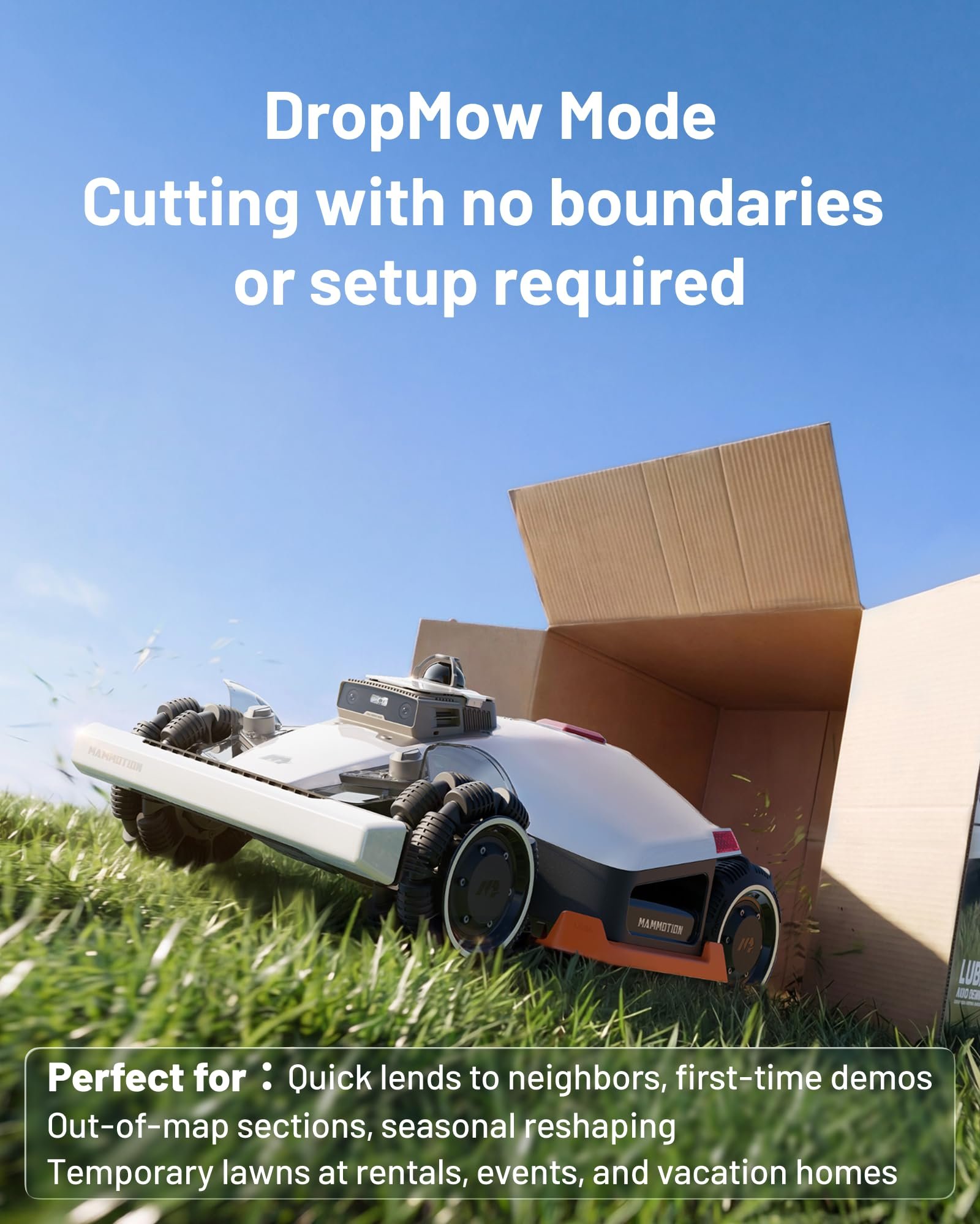 MAMMOTION LUBA 3 AWD 3000 Robotic Lawnmower without Boundary - Image 2