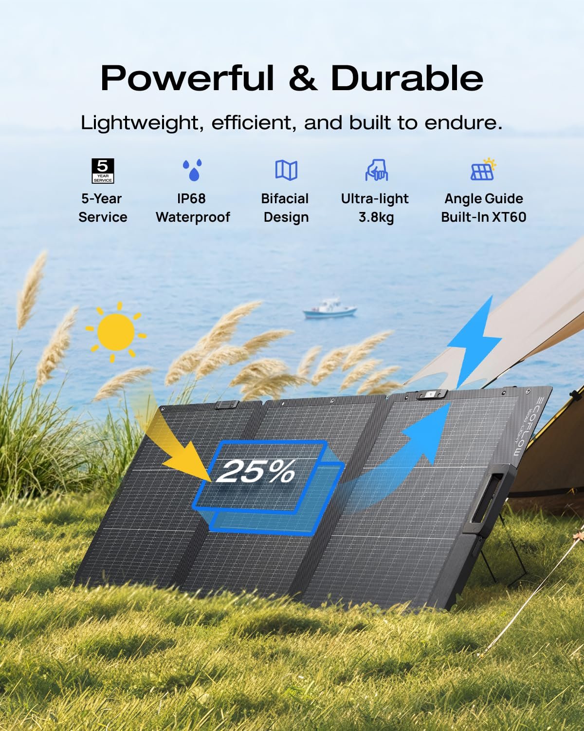 ECOFLOW DELTA 3 Classic 1024Wh Portable Power Station with 160W Solar Panel - Image 5