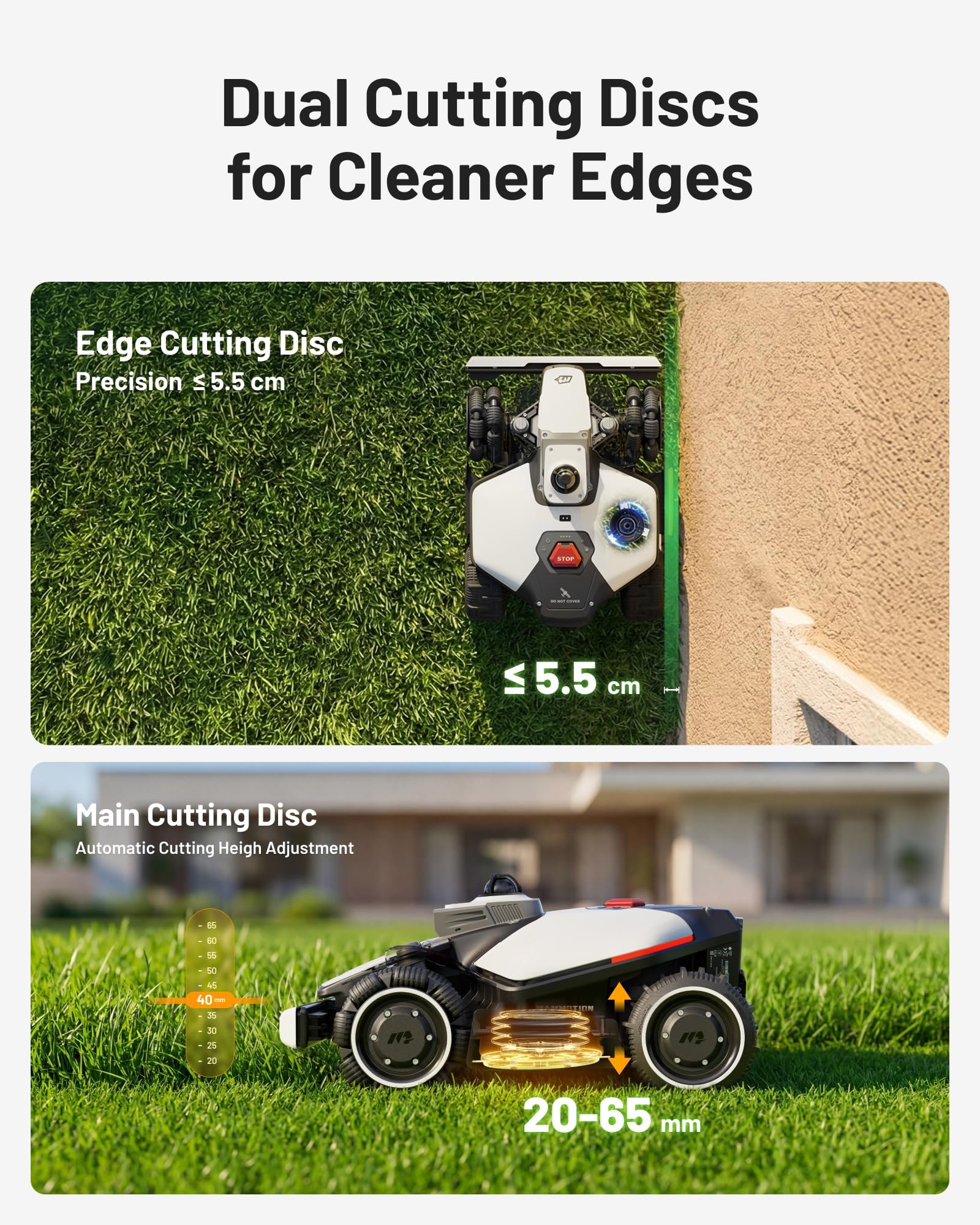 MAMMOTION LUBA mini 2 AWD 1500 Robot Lawn Mower - Image 5