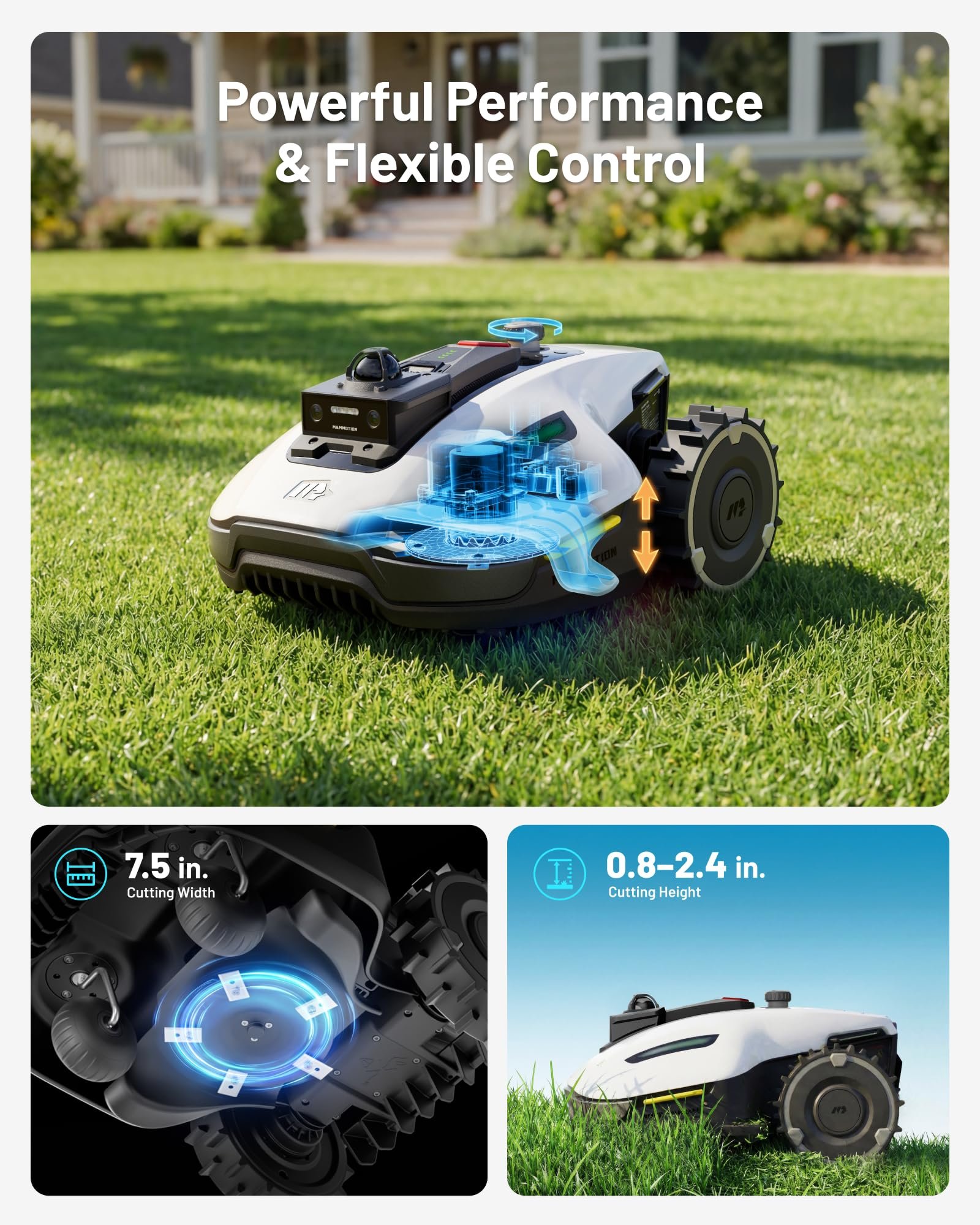 MAMMOTION YUKA mini 2 1000 Robot Lawn Mower without Boundary - Image 9
