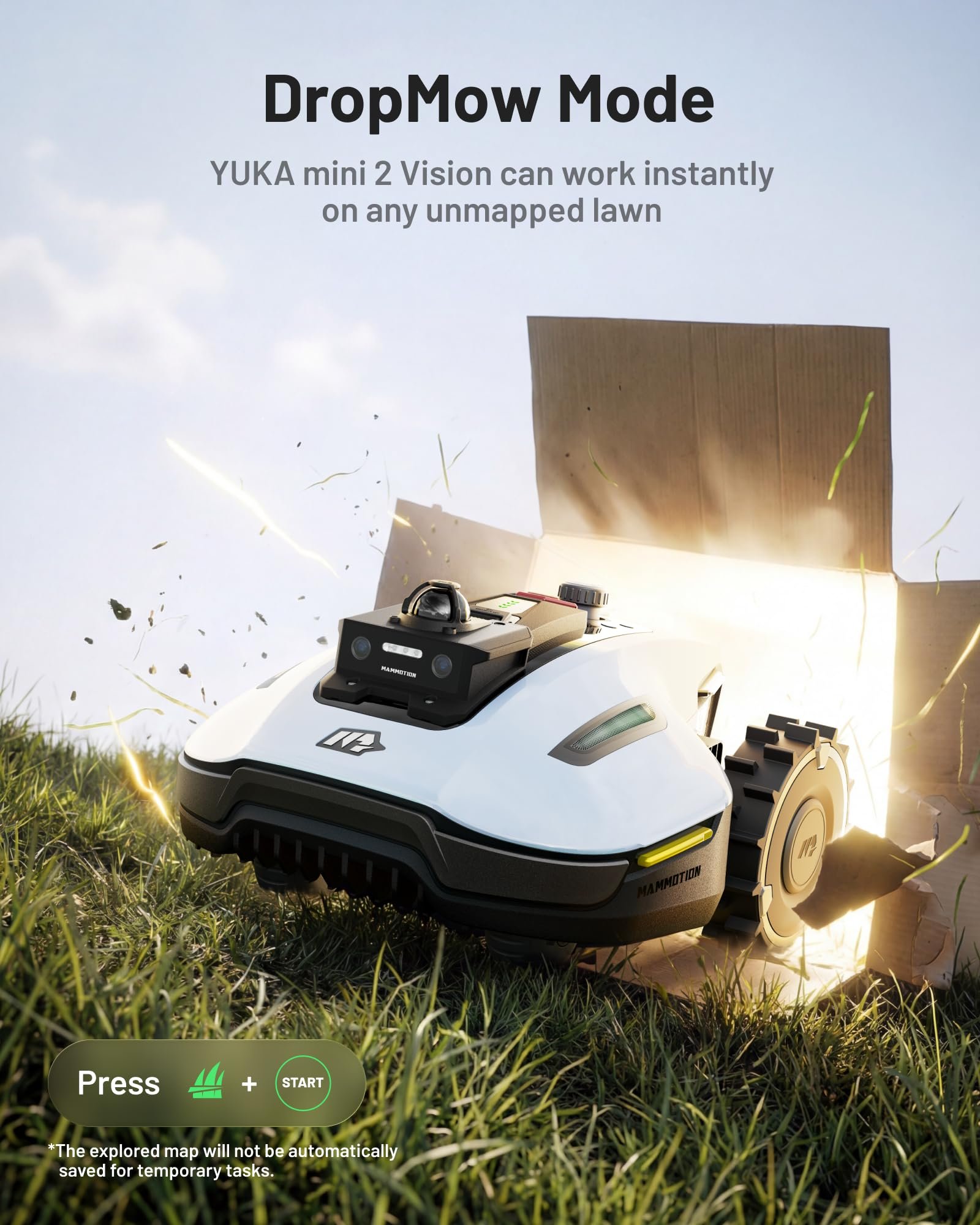 MAMMOTION YUKA mini 2 1000 Robot Lawn Mower without Boundary - Image 5