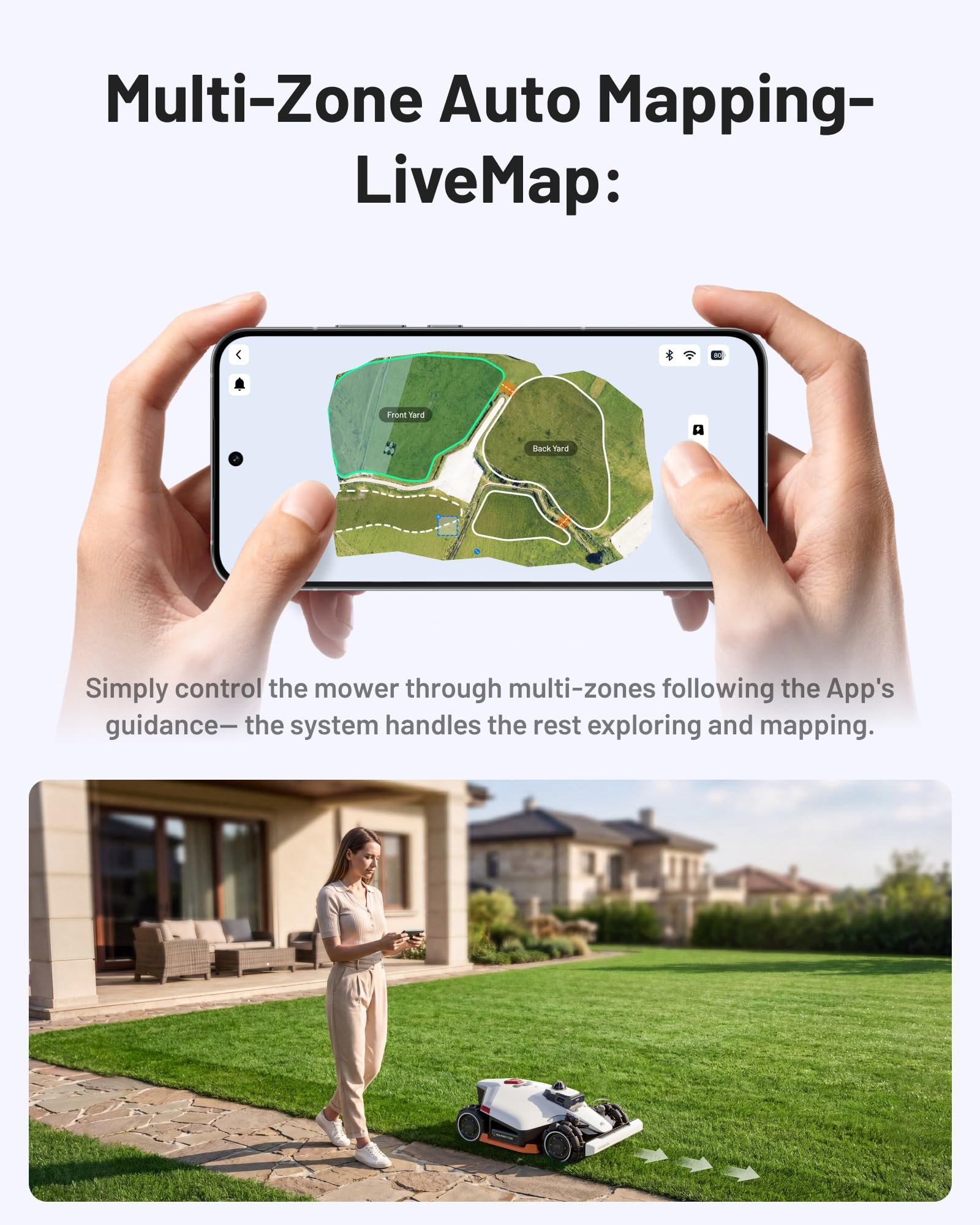 MAMMOTION LUBA 3 AWD 3000 Robotic Lawnmower without Boundary - Image 10