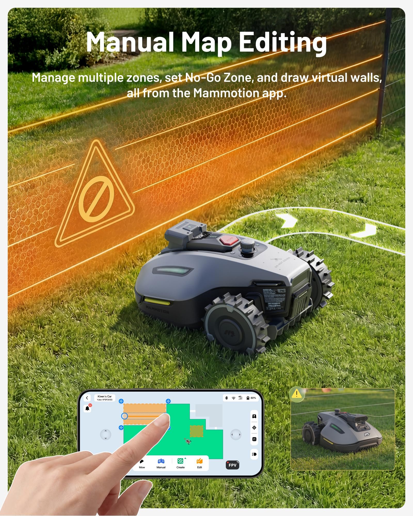 MAMMOTION YUKA mini 2 500 Robot Lawn Mower without Boundary - Image 6
