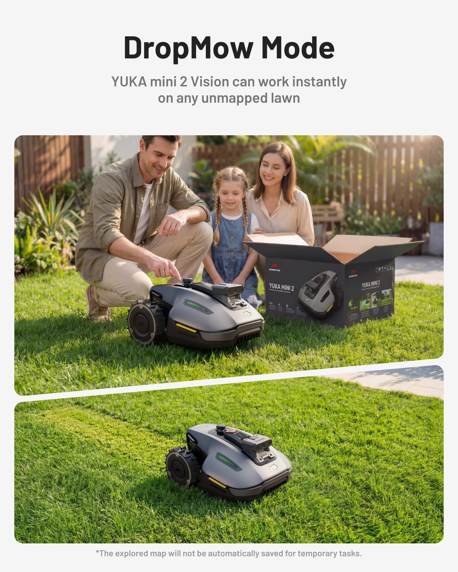 MAMMOTION YUKA mini 2 500 Robot Lawn Mower without Boundary - Image 4