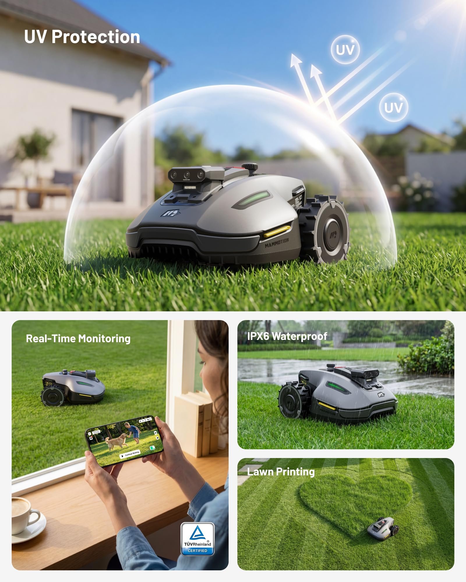 MAMMOTION YUKA mini 2 500 Robot Lawn Mower without Boundary - Image 10