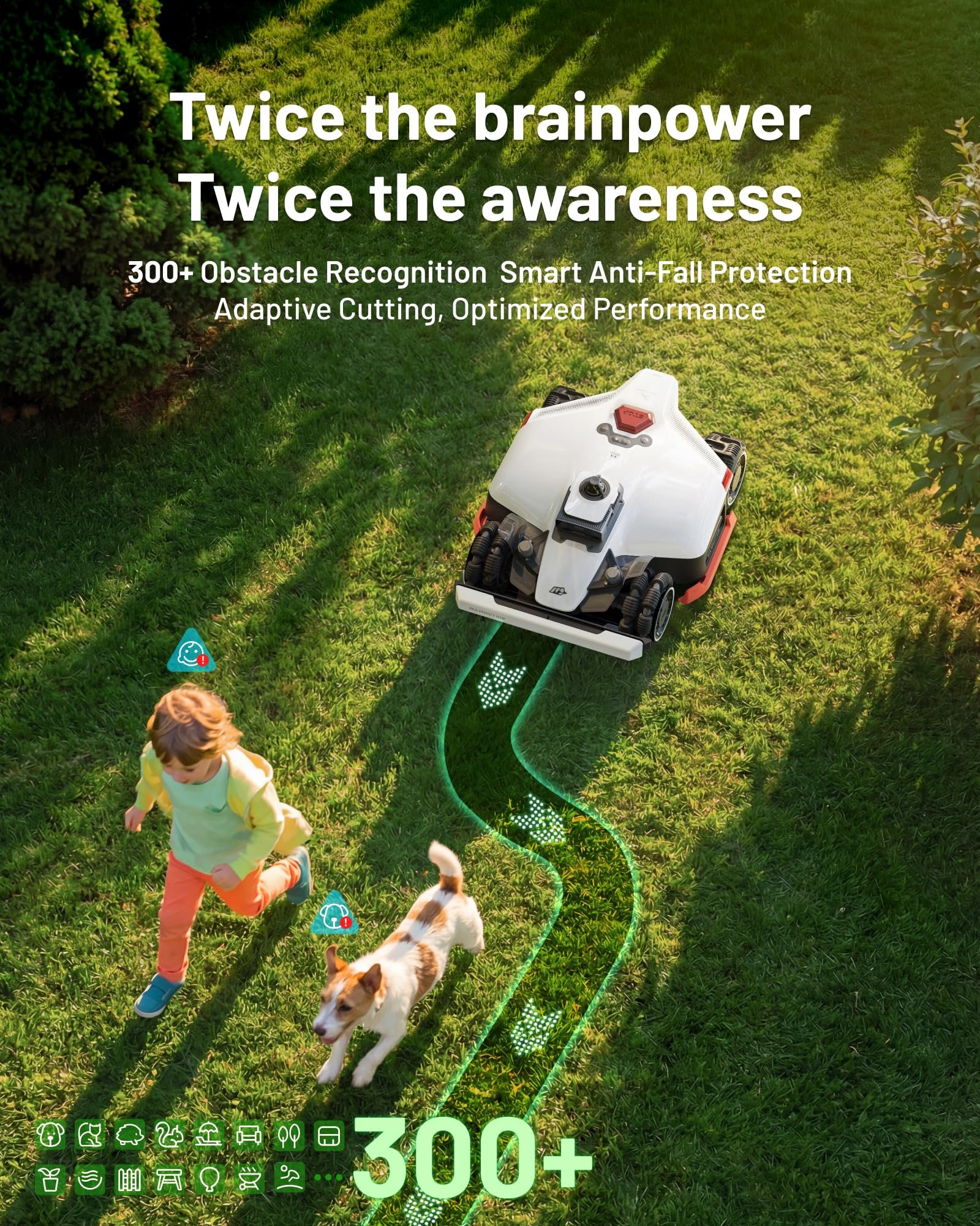 MAMMOTION LUBA 3 AWD 3000 Robotic Lawnmower without Boundary - Image 3