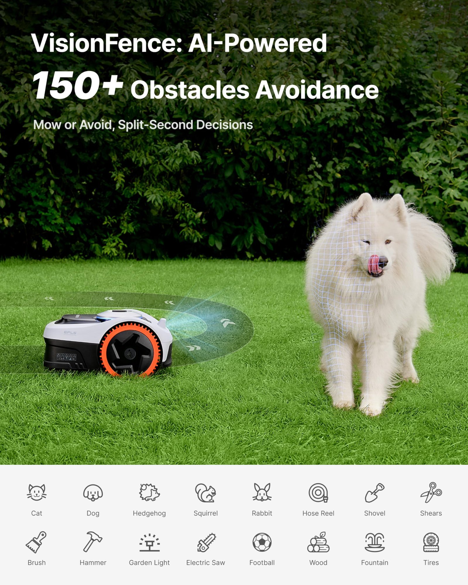 Segway Navimow i208 AWD Robotic Lawn Mower without Boundary, Rec. 800 m2 - Image 6