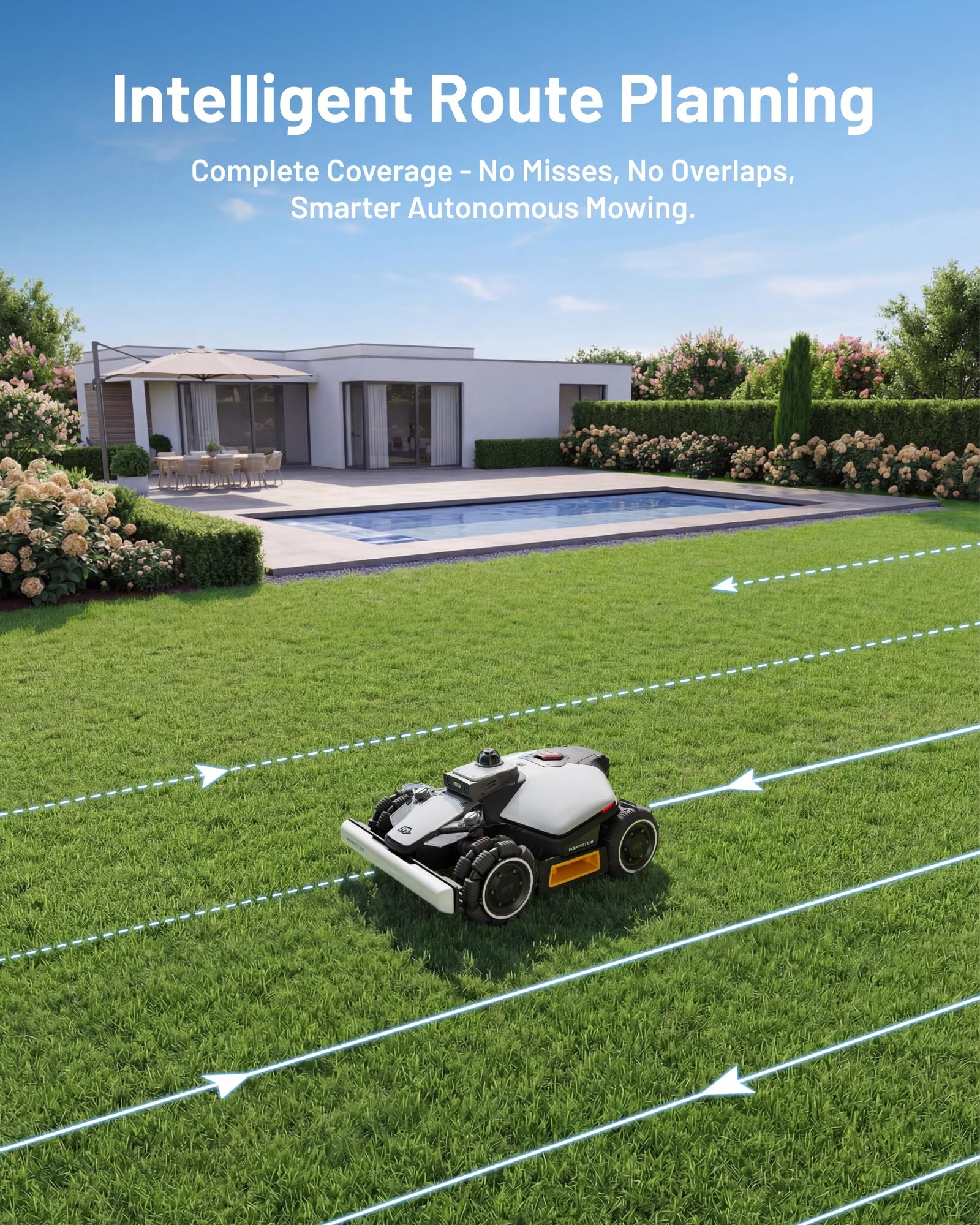 MAMMOTION LUBA mini 2 AWD 1500 Robot Lawn Mower - Image 8