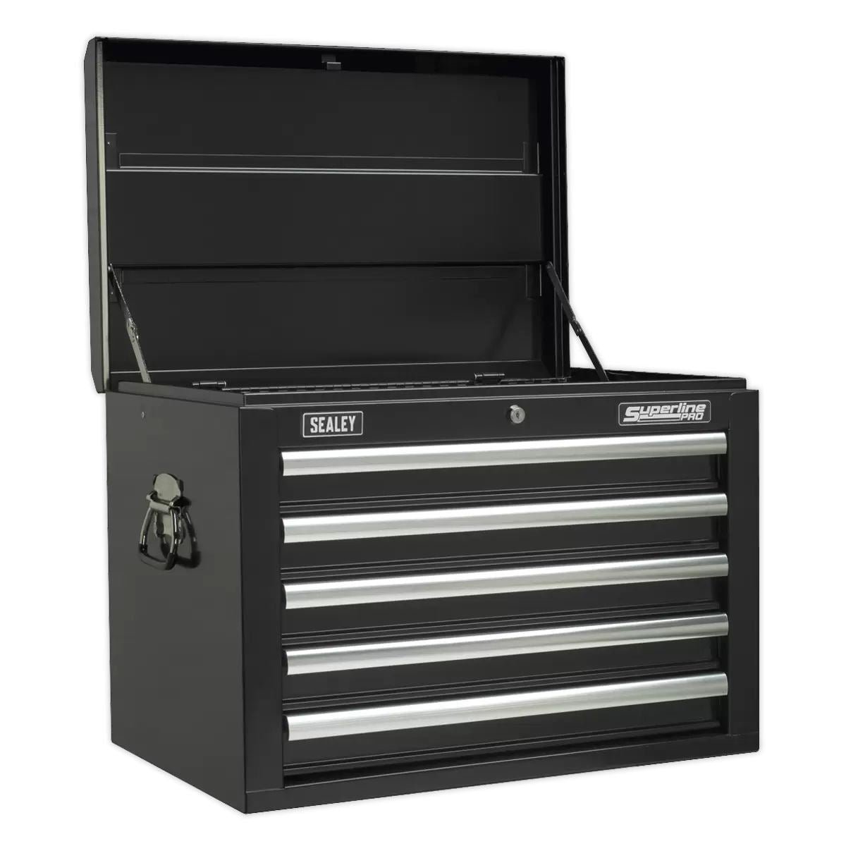 Sealey TBTPCOMBO2 Tool Chest Combination 14 Drawer with Ball Bearing Slides Black & 446pc Tool Kit - Image 6