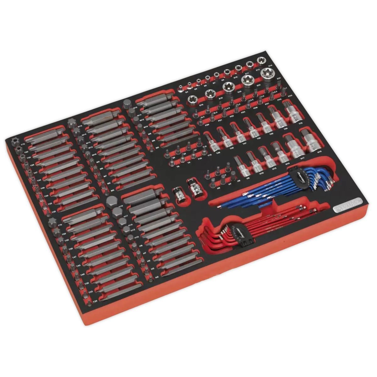 Sealey TBTPCOMBO2 Tool Chest Combination 14 Drawer with Ball Bearing Slides Black & 446pc Tool Kit - Image 3