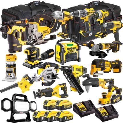 Dewalt 18V 18 Piece Combo Kit with 5 x Batteries & Charger T4TKIT-1313