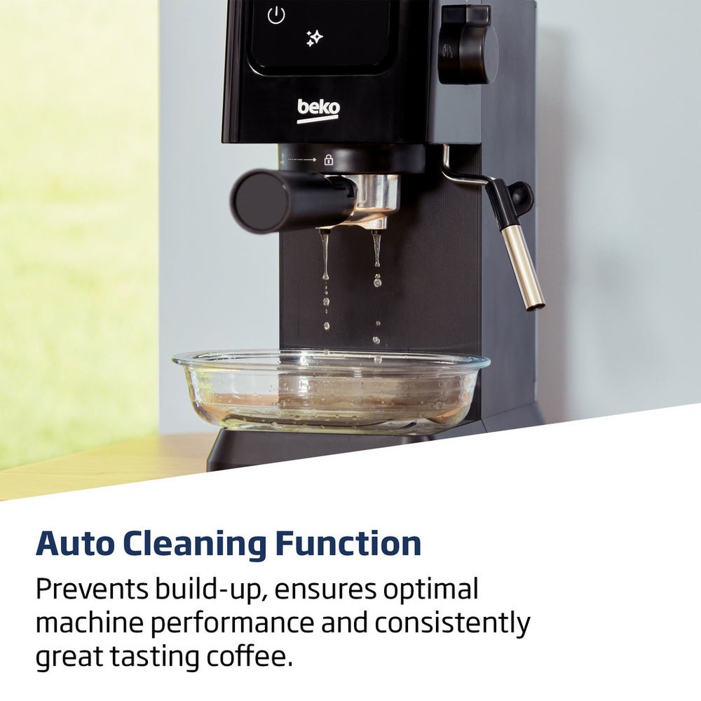 Beko CEP5302B CaffeExperto Manual Espresso Coffee Machine with Steam Wand Black - Image 9
