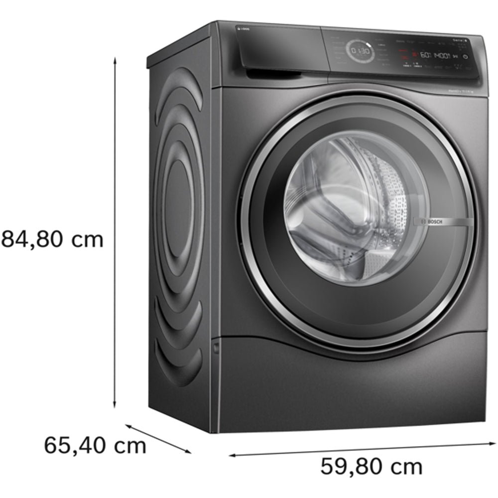 Bosch WNC254ARGB Series 8 10.5+6kg Washer Dryer with 1400 Spin Graphite - D Rated - Image 3