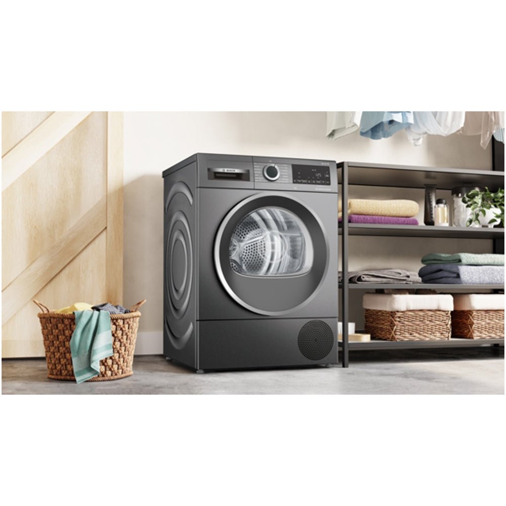 Bosch WQG245R1GB Series 6 9kg Heat Pump Tumble Dryer Graphite - A+++ Rated - Image 4
