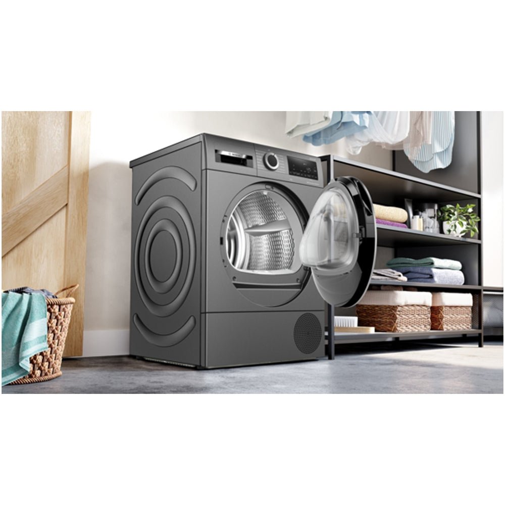 Bosch WQG245R1GB Series 6 9kg Heat Pump Tumble Dryer Graphite - A+++ Rated - Image 3
