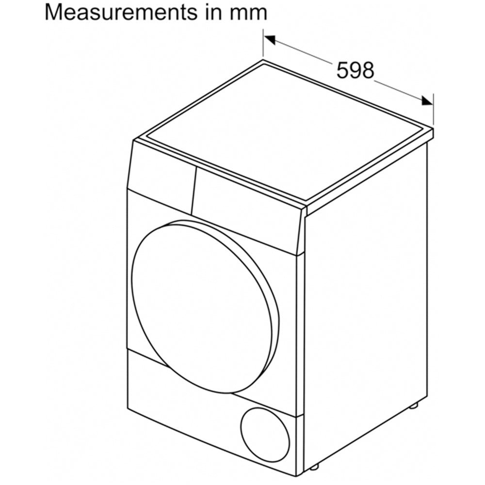 Bosch WQG245R1GB Series 6 9kg Heat Pump Tumble Dryer Graphite - A+++ Rated - Image 6