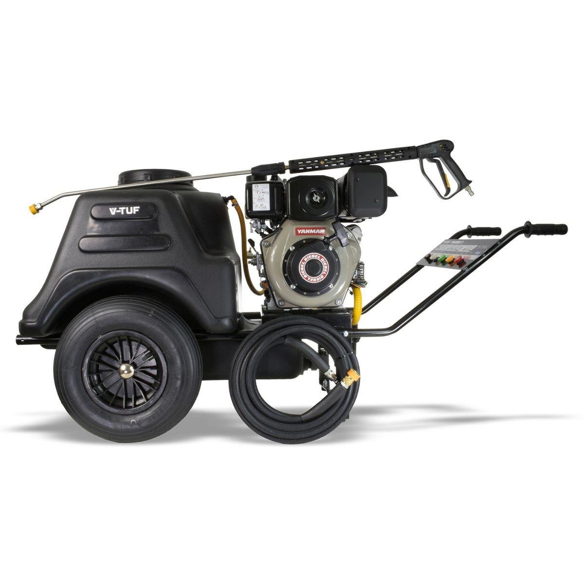 V-TUF Torrent 2D5 Diesel Pressure Washer 150L Capacity, Yanmar L4.8 Engine & 150Bar Pressure - Image 2