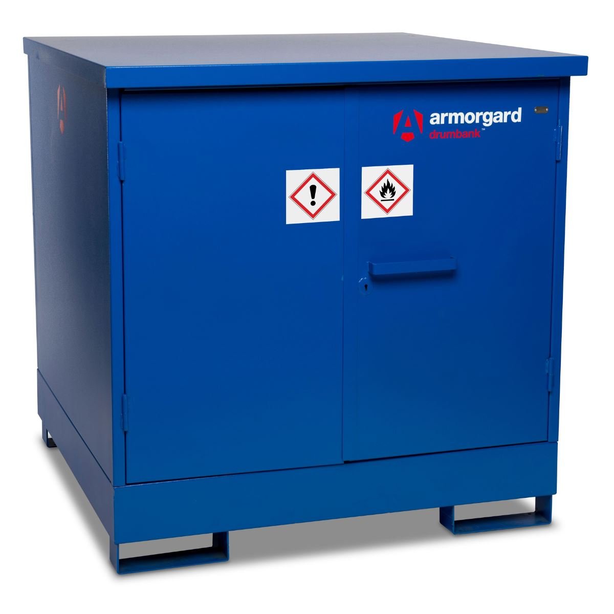 Armorgard DB4 DrumBank 4 Drum Storage Unit 1420mm x 1360mm x 1290mm Secure and Durable Storage